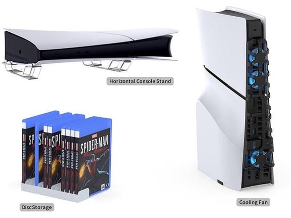 Cooler DOBE 3-in-1 PS5 Slim Kit – TP5-35129