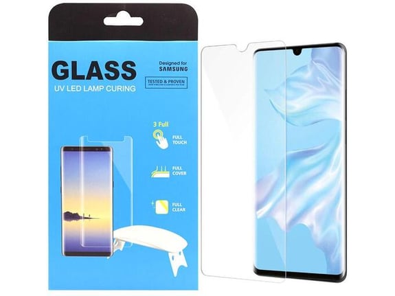 Zastitno staklo UV Glue Full Cover za Huawei P30.