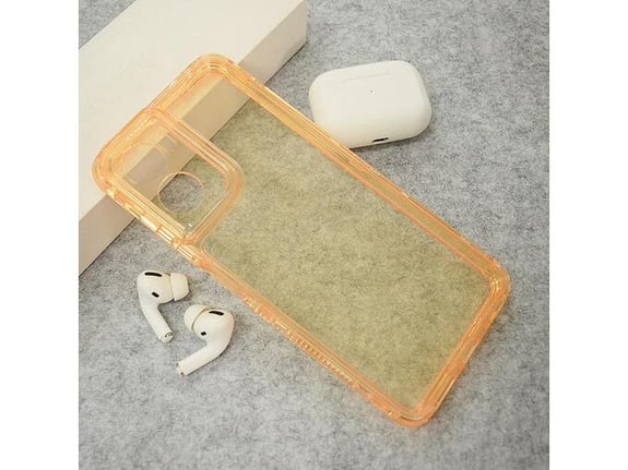 Maska za Motorola G06 narandžasto Color Transparent