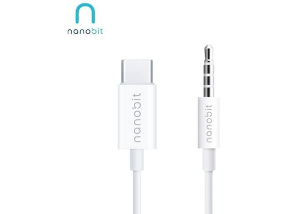 Adapter za slusalice Nanobit NB308 Type-C na AUX 1m