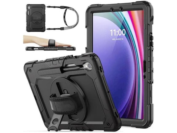 Futrola Shockproof za Samsung Tab S9/ X710/ S9 FE/ X510/ S10 FE/ X520 crna
