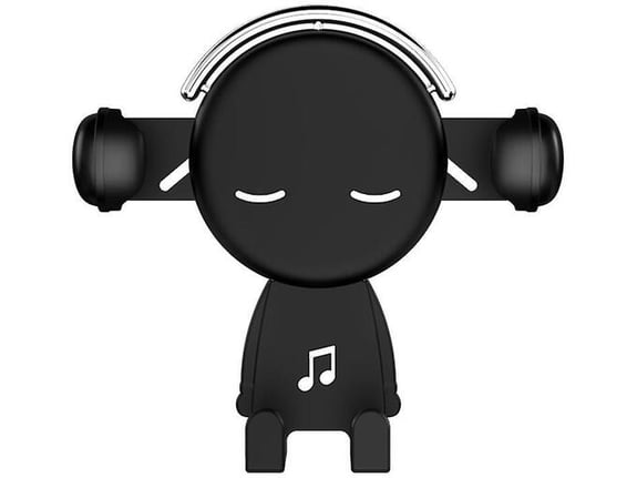 Auto drzac za telefon Non-dropping za ventilaciju ZLKT-06 crni