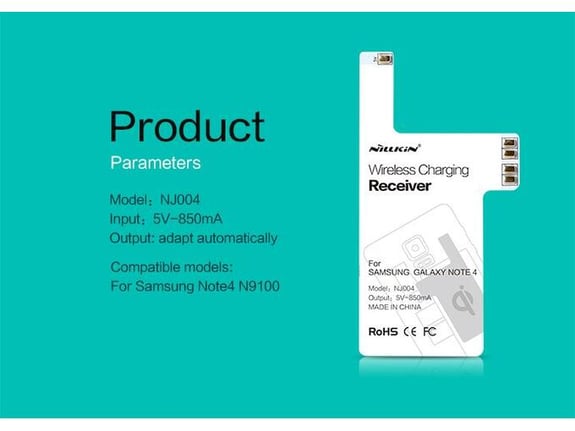 Nillkin WiFi charging reciever Samsung Note 4/N910.