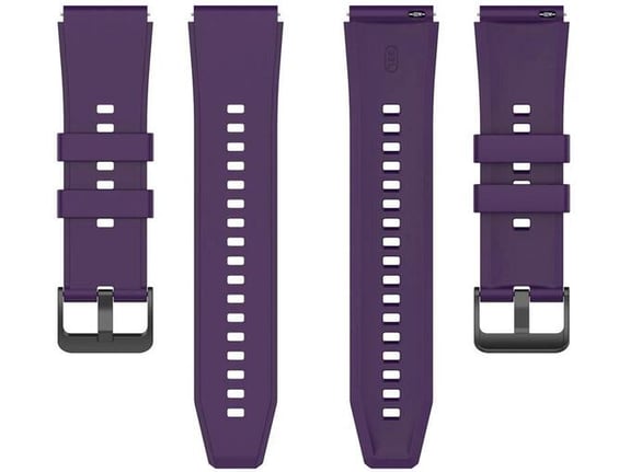 Silikonska narukvica za pametni sat Huawei dizajn 22mm ljubicasta