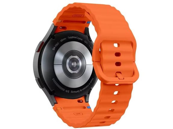 Silikonska narukvica za pametni sat Samsung Galaxy watch 7 narandzasta