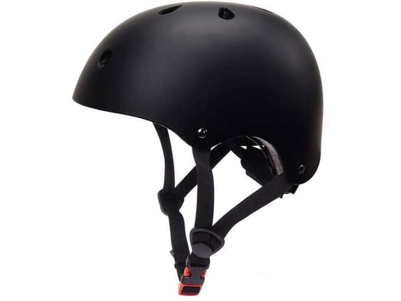 Kaciga za trotinet,rolere,skateboard (S 50-54 cm) crna