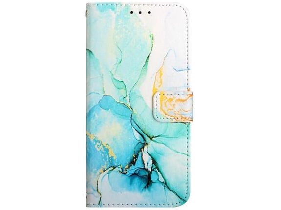Maska za Samsung A37 5G/ A376B tirkiz na preklop Marble