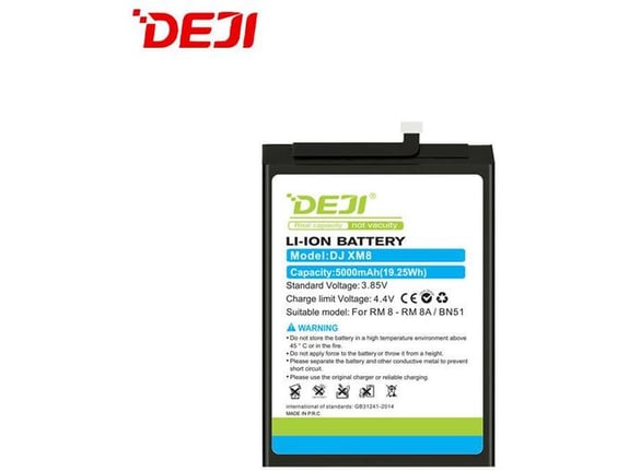 Baterija DEJI za Xiaomi Redmi 8 BN51 (5000 mAh)