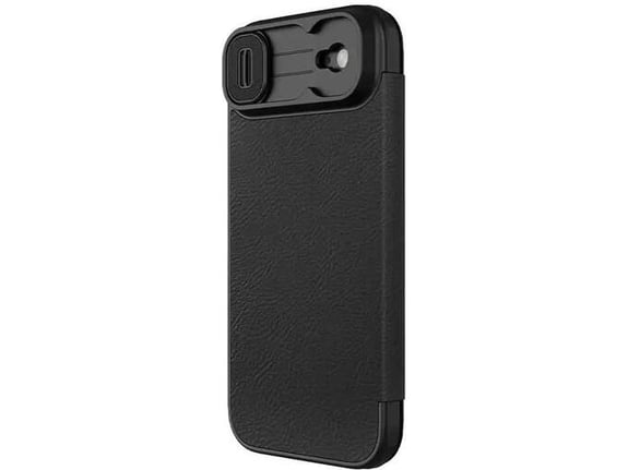 Maska za iPhone Air na preklop Nillkin Qin Pro crna