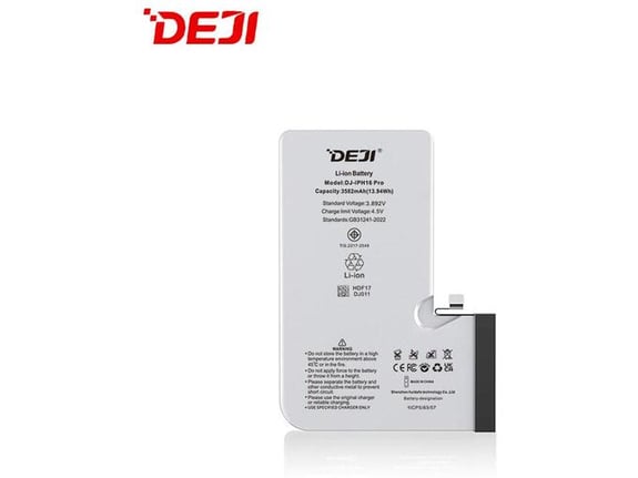 Baterija DEJI za iPhone 16 Pro (3582 mAh) High Capacity