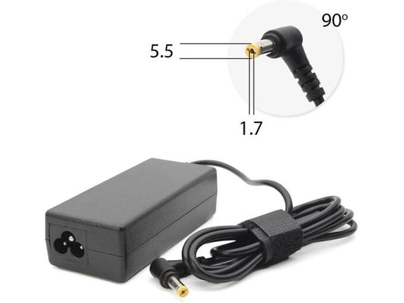 Punjac za laptop Acer 19V 3.42A (5.5*1.7) ugao 90 65W HQ