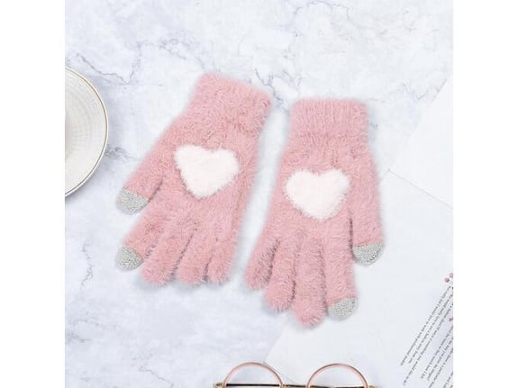 Rukavice za touch screen GENTLE sand pink