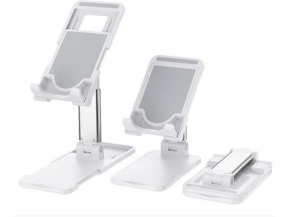 Stoni drzac za telefon i tablet beli