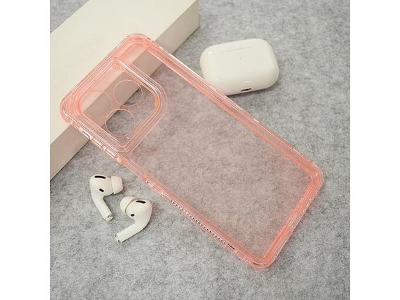 Maska za Honor X5c/ X5c Plus Color Transparent roze