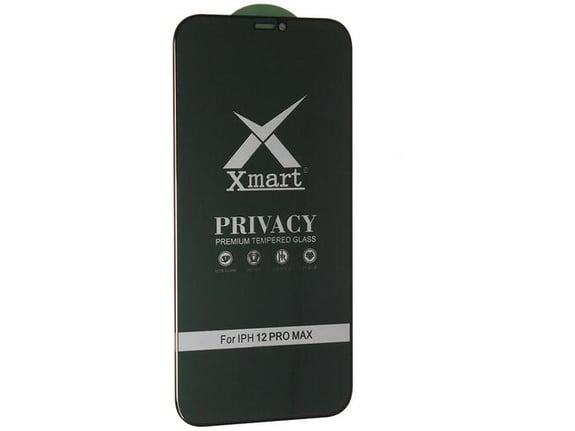 Zastitno staklo XMART 9D Privacy za iPhone 12 Pro Max