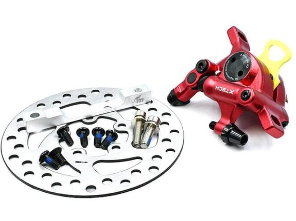 Konsktrukcija za kocenje sa standardnim diskom za Xiaomi M365 i M365 Pro crvena