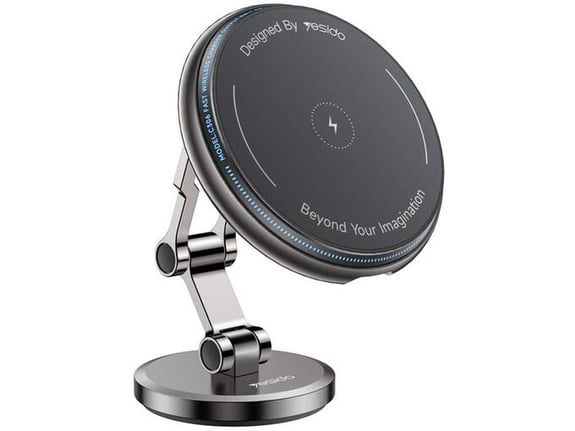 Auto drzac za telefon sa bezicnim punjenjem magnetni YESIDO C306 15W