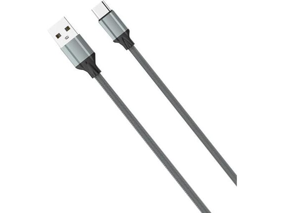 Kabel LDNIO LS441 USB na Type-C sivi 1m
