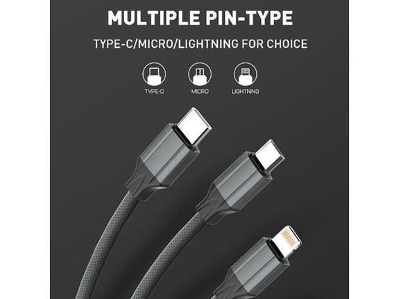 Kabl LDNIO LS442 USB na Type-C 2m