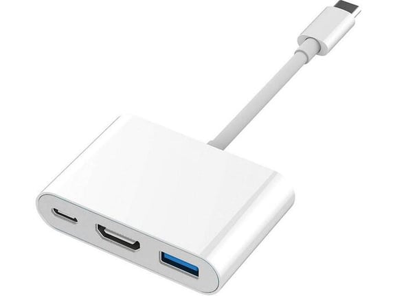 Hub adapter Type-C na Type-C+ USB+ HDMI