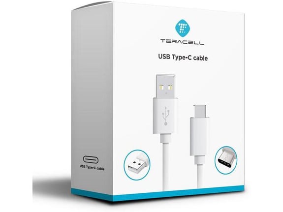 Kabel Teracell Plus Type-C 2A crni 1.2m