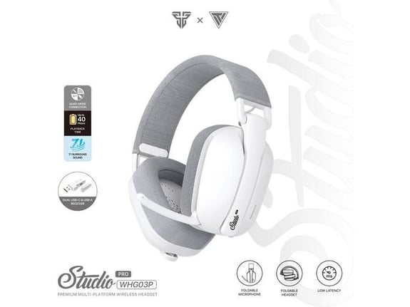 Bluetooth slusalice Fantech WHG03 Studio Pro bele