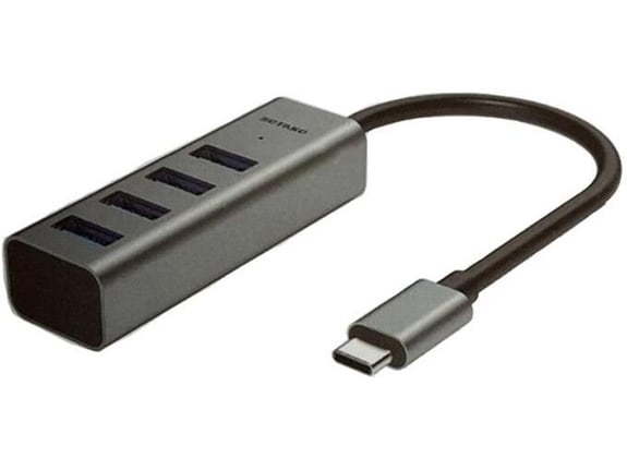 Adapter / HUB Sotako Type-C (1x USB 3.0 i 3x USB 2.0) 0.15m sivi