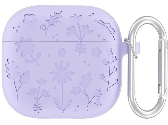 Zastitna futrola Flower za Airpods 3 ljubicasta
