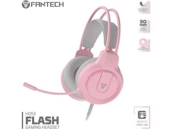Slusalice Gaming Fantech HQ53 Flash Sakura