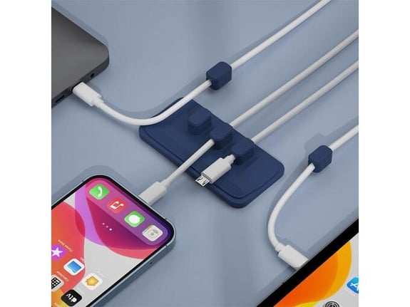 Organizer za kablove magnetni plavi