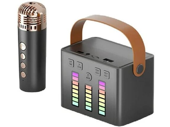 Bluetooth zvucnik karaoke set sa mikrofonom Q-2 crni