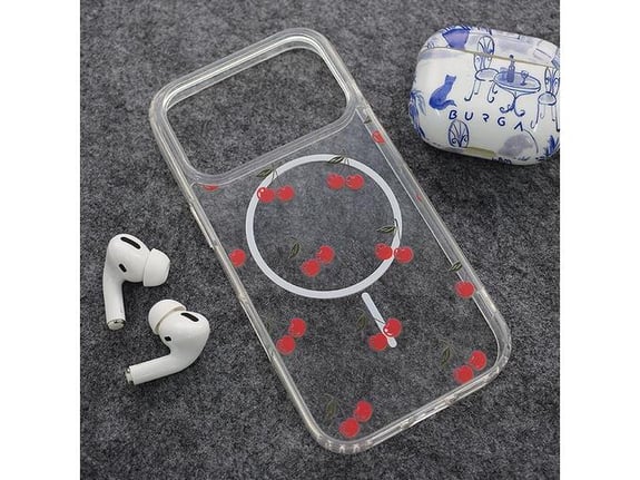 Maska za iPhone 17 Pro Max Sweet Cherry Mag Case Nanobit Print