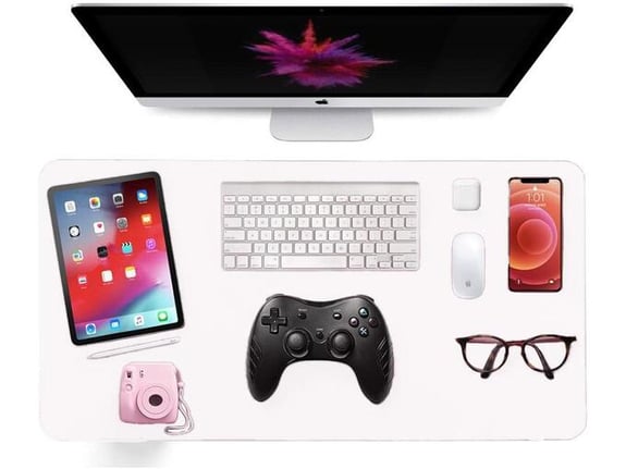 Visenamenska podloga za radni sto 120x50 bela