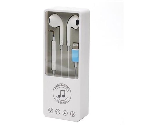 Slusalice za iPhone Lightning BT HQ bele