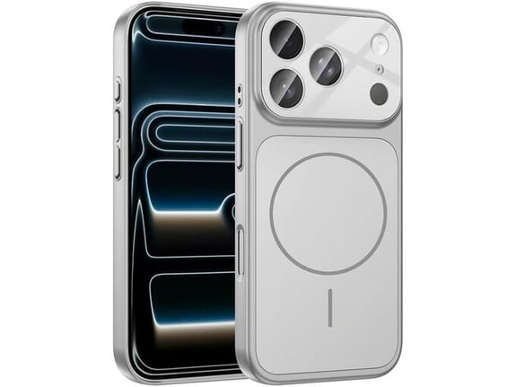 Maska za iPhone 17 Pro Mag Case ColorLoop srebrna