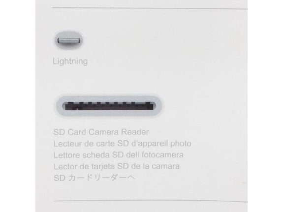 Adapter Lightning na SD card čitač