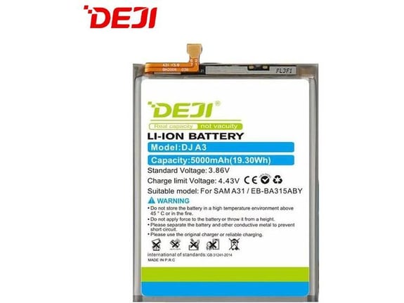 Baterija DEJI za Samsung A31 EB-BA315ABY (5000 mAh)