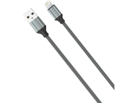 Kabel LDNIO LS441 USB na iPhone Lightning sivi 1m