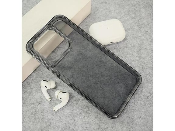 Maska za Honor X6c Color Transparent crna