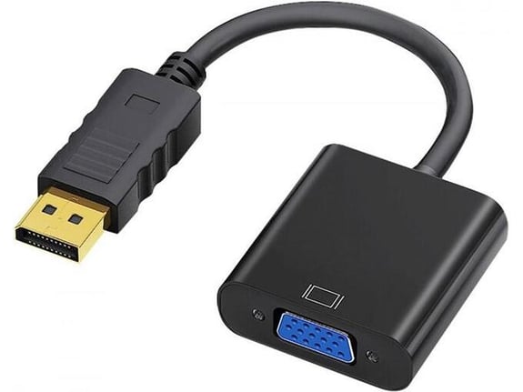 Adapter DP na VGA crni