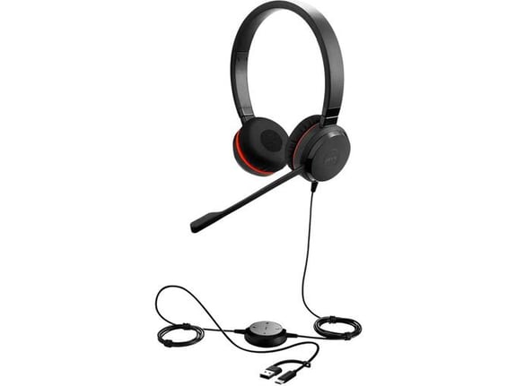 Jabra Slušalice Evolve 20 SE Stereo MS USB-C/A Leather