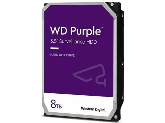 HDD WD 8TB WD8002PURP SATA3 256MB Purple Pro