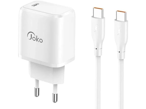 Konfulon Kućni punjač Joko JK91 + DC67 PD 20 W beli