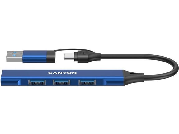 Canyon USB hub DS-02 4 porta USB-A/C