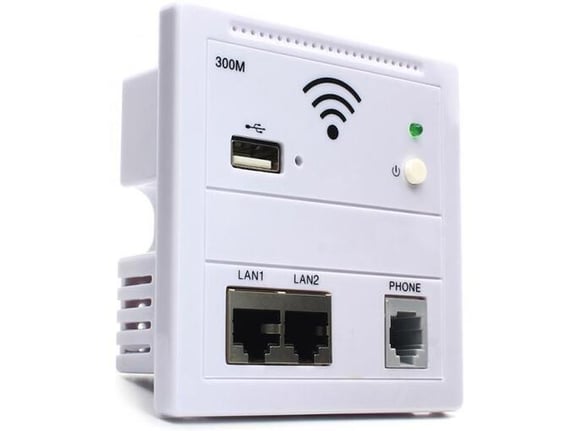 Zidna utičnica Wireless Router LAN USB AC Power Type