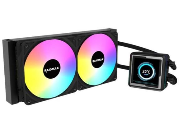 Raidmax Kuler za procesor INFINITA LM240 ARGB LCD 2.73 Vodeno