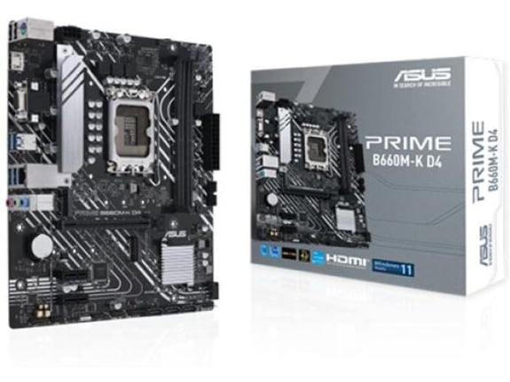 ASUS Matična ploča PRIME B660M-K D4 LGA1700 mATX