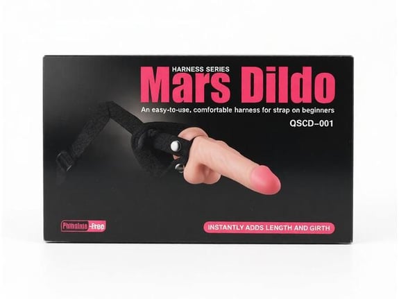 Adam i Eva Mars Dildo – Strap On Harness Set