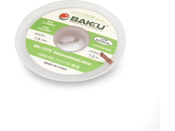 Baku BK-1515 žica za odlemljivanje 1.5mm 1.5m