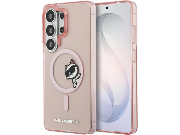 Maska za telefon Samsung S26 Ultra S948B Karl Lagerfeld IML Peekaboo Choupette MagSafe